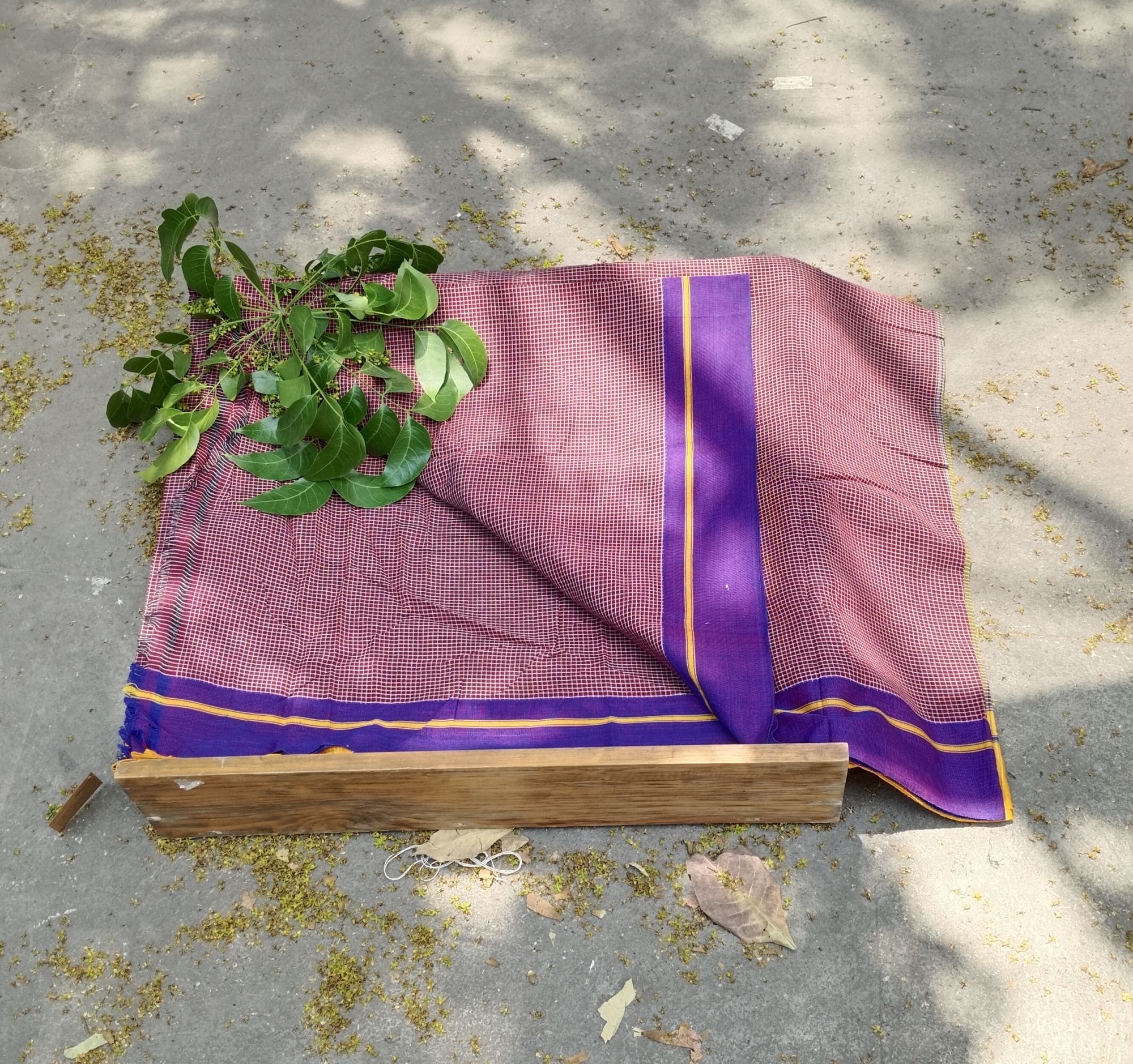 Patteda Anchu Cotton Saree