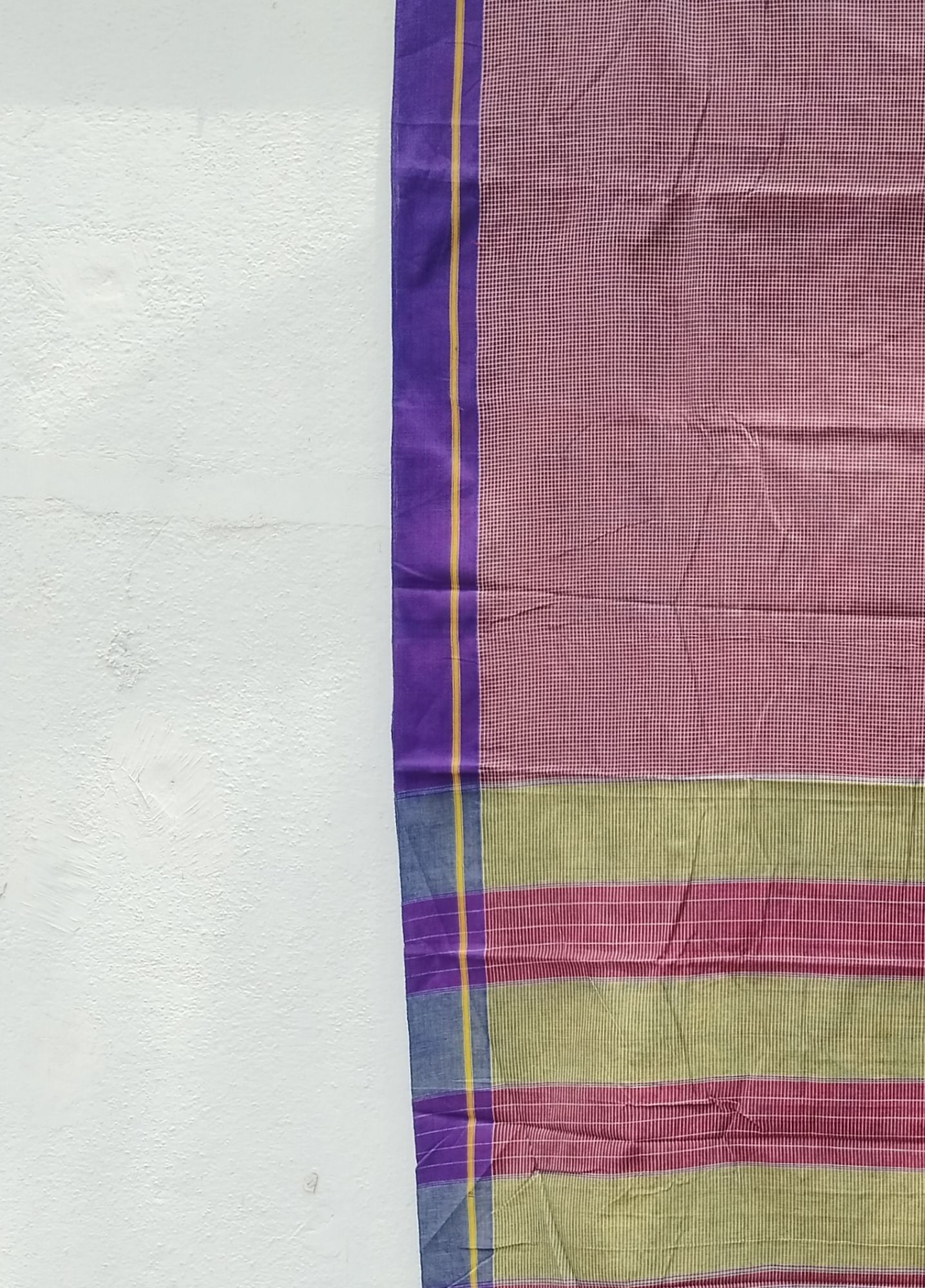 Patteda Anchu Cotton Saree