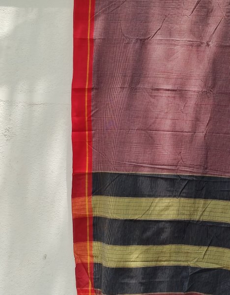 Patteda Anchu Cotton Saree