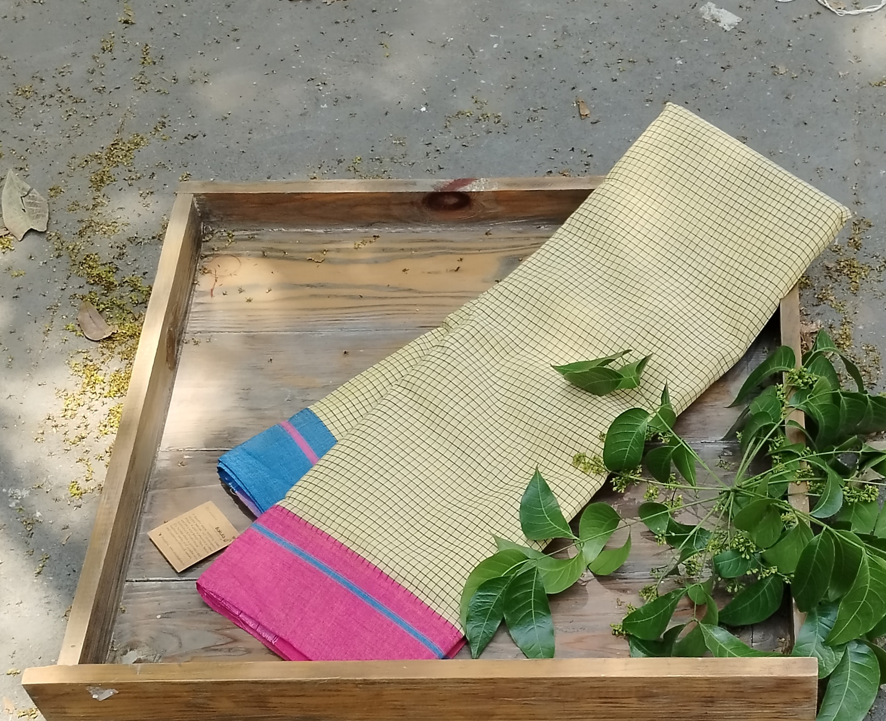 Patteda Anchu Cotton Saree