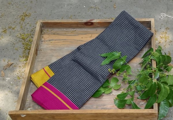 Patteda Anchu Cotton Saree