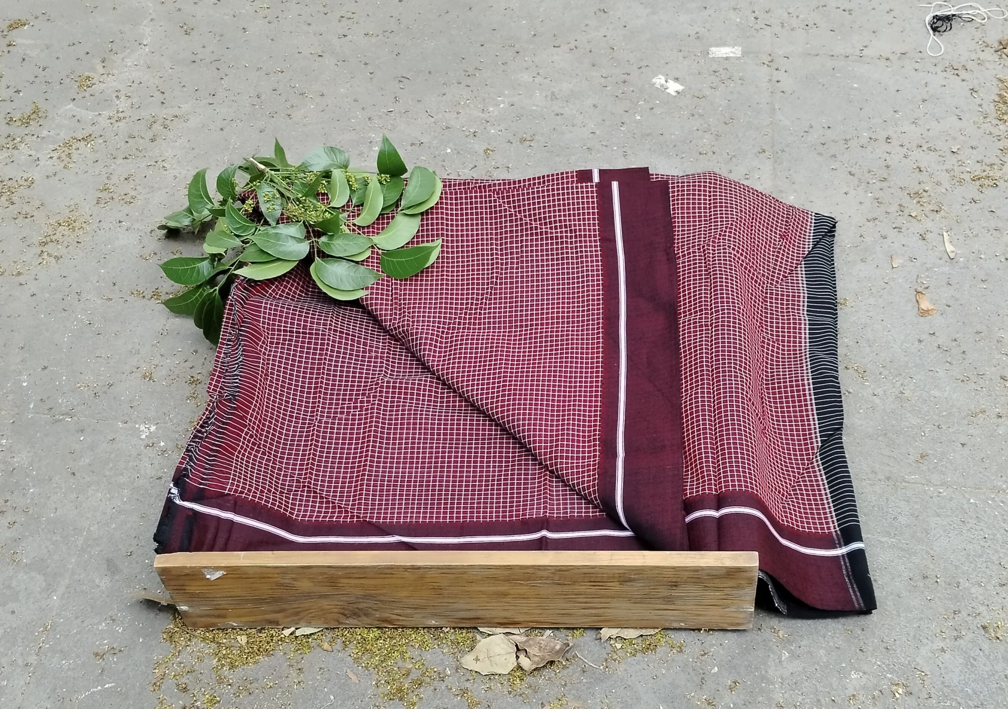 Patteda Anchu Cotton Saree