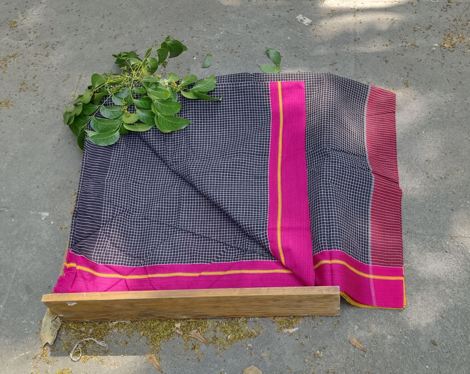Patteda Anchu Cotton Saree