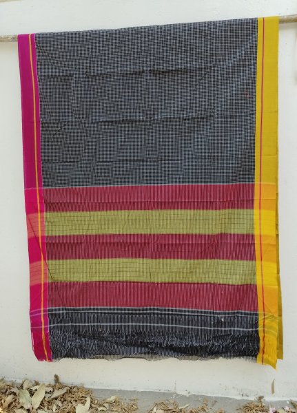 Patteda Anchu Cotton Saree