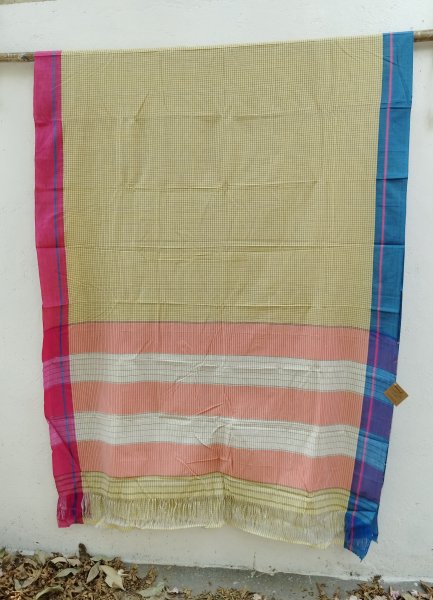 Patteda Anchu Cotton Saree