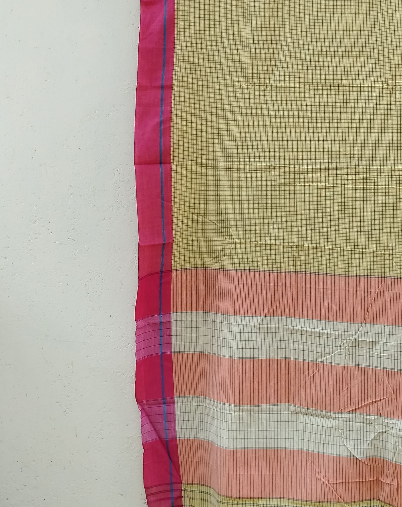 Patteda Anchu Cotton Saree