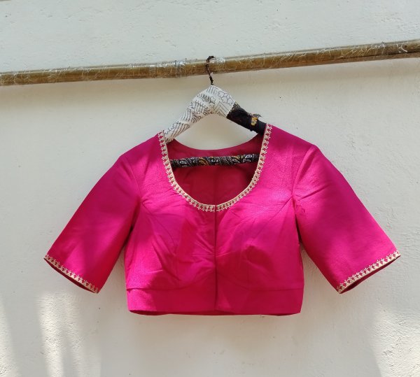 Kalamkari Applique embroidery cotton blouse