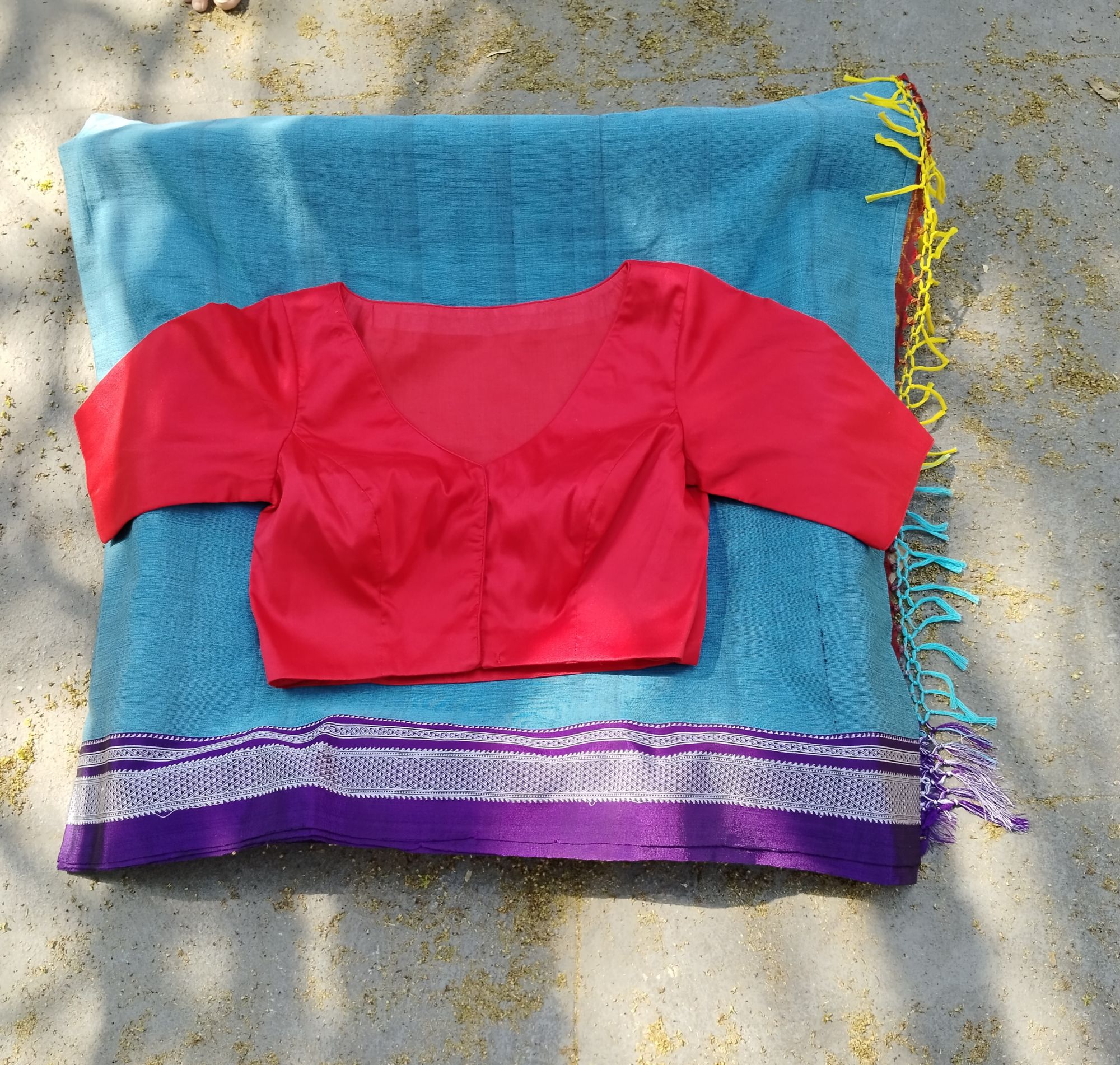 Taffeta Silk Ready Blouse