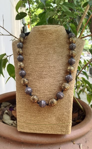 Oxidised Neck Piece