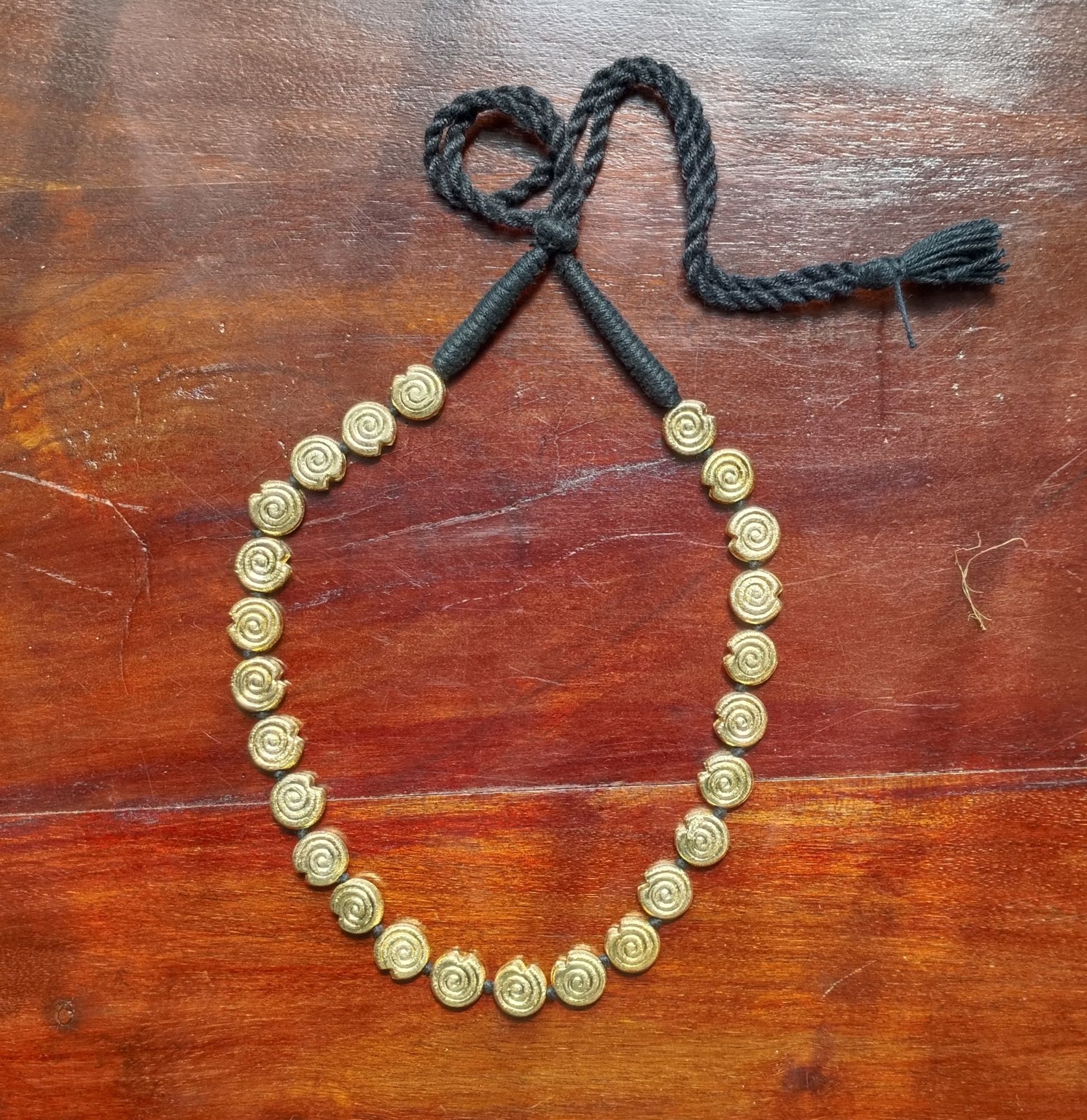 Brass Bead Neckpiece
