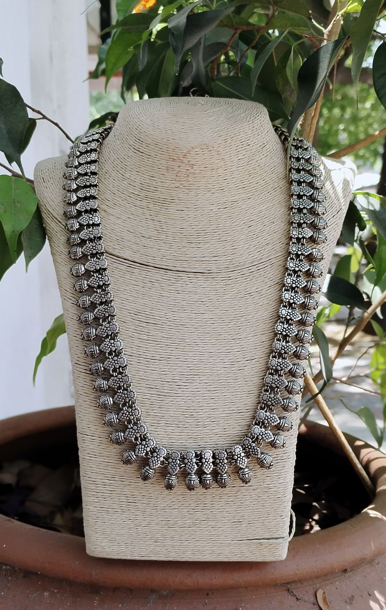 German Silver Long Chain