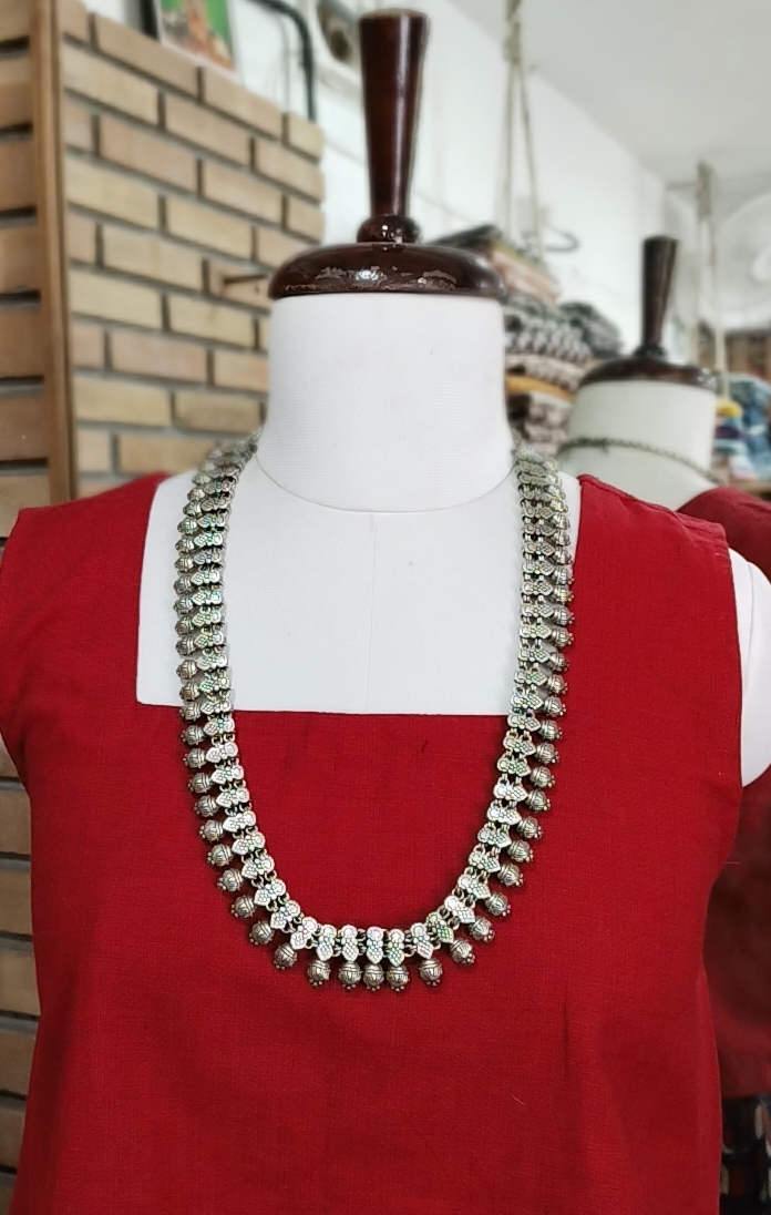 German Silver Long Chain