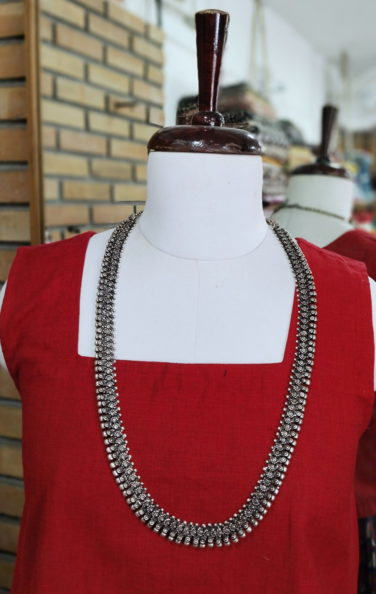 German Silver Long Chain