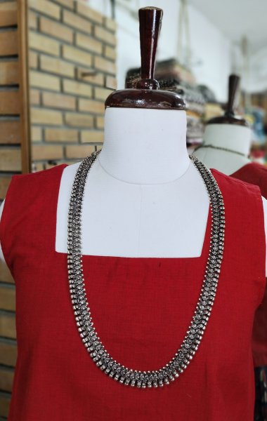 German Silver Long Chain