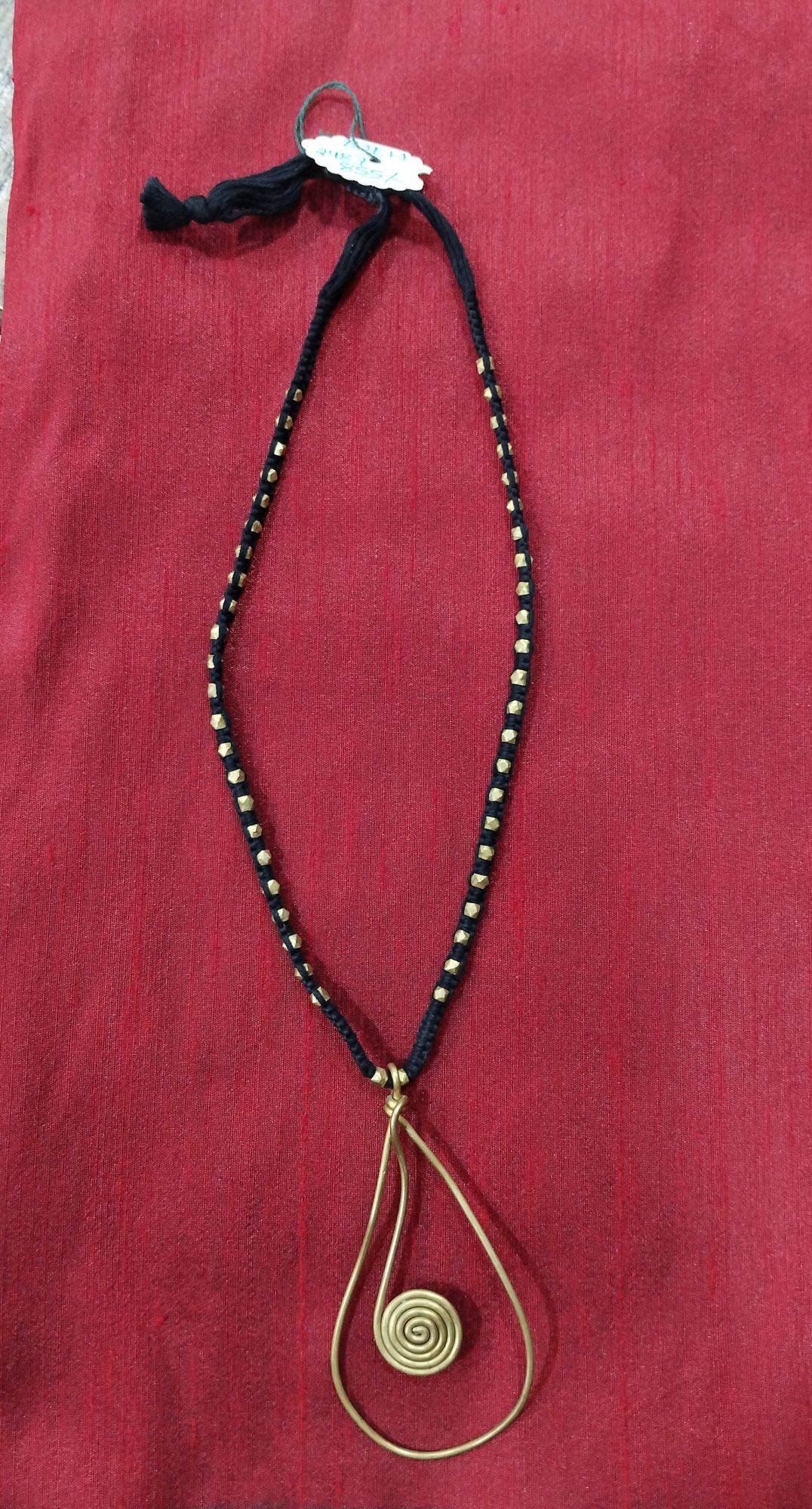 Dhokra Beads And Pendant Neck Piece