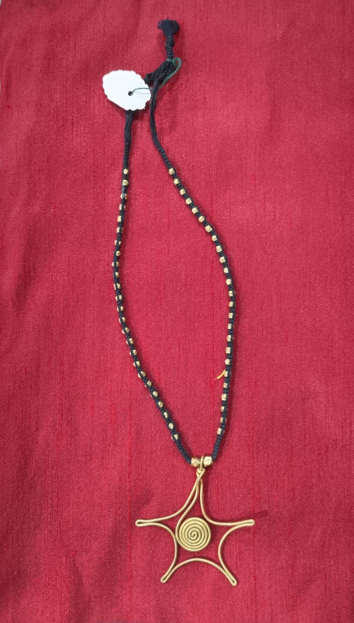 Dhokra Beads And Pendant Neck Piece