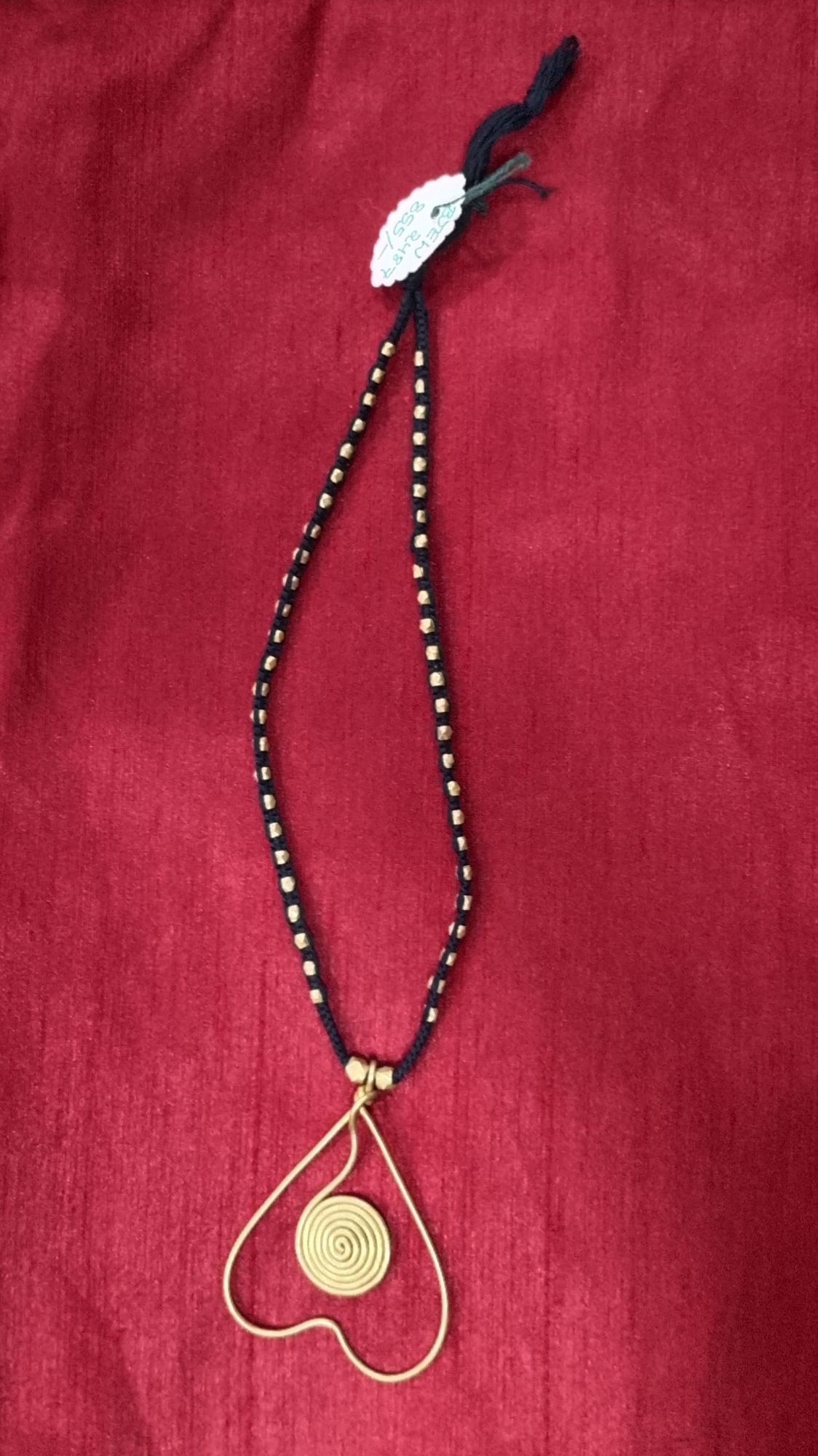 Dhokra Beads And Pendant Neck Piece