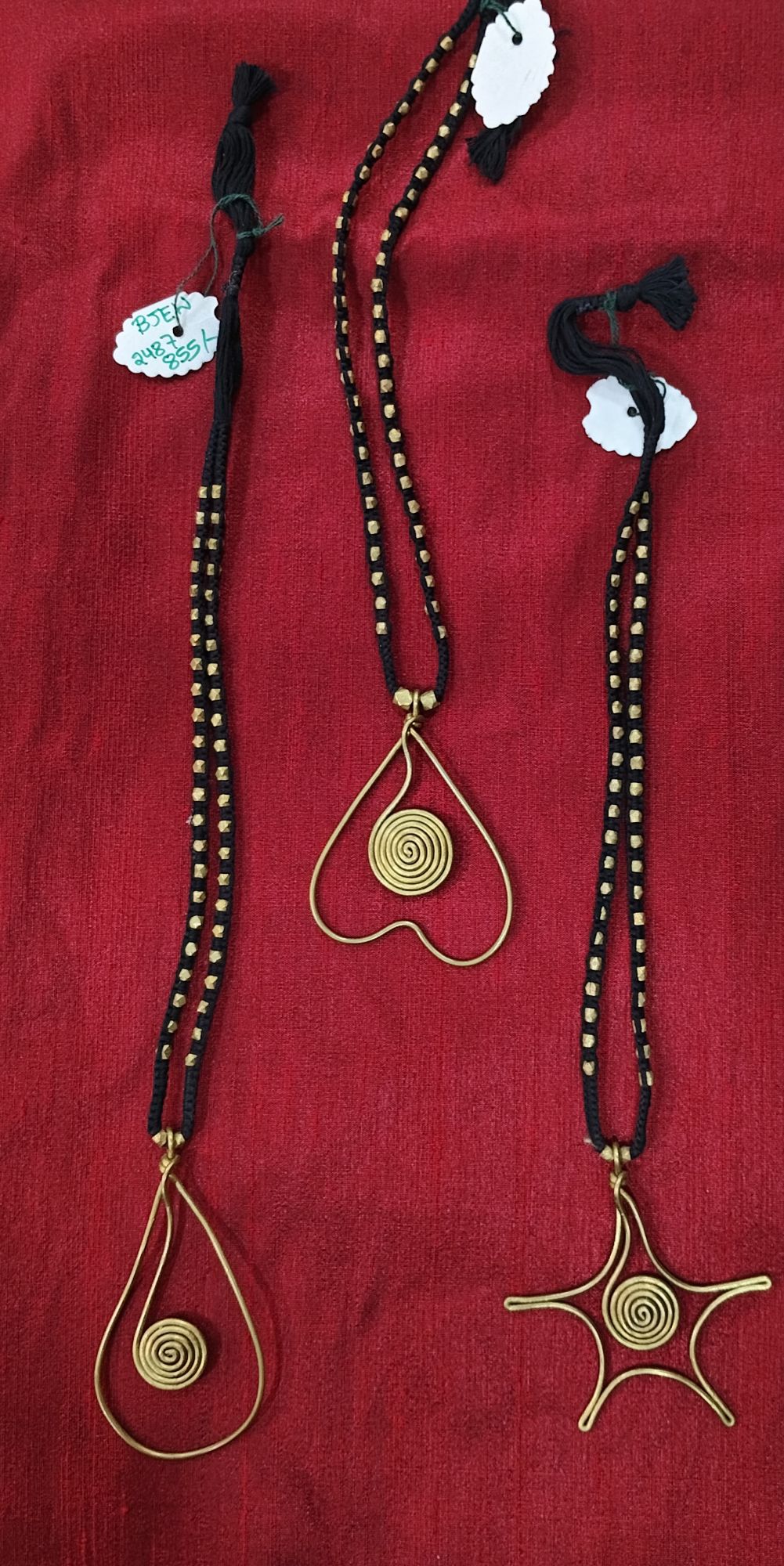 Dhokra Beads And Pendant Neck Piece