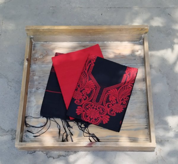 Jhamdani Weave Unstitched Dress Suits