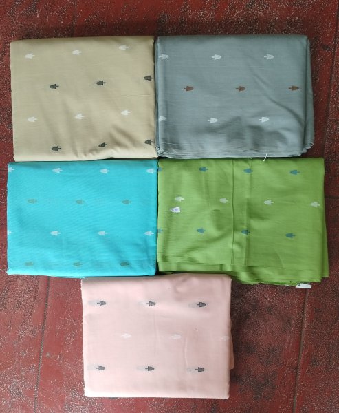 Cotton unstitched fabric