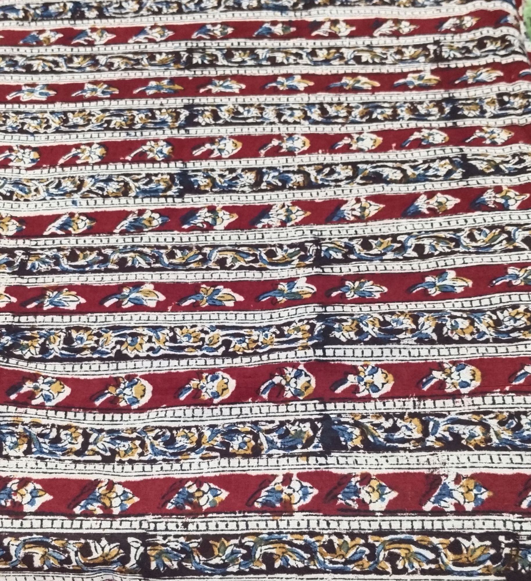Kalamkari Cotton Unstitched Fabric