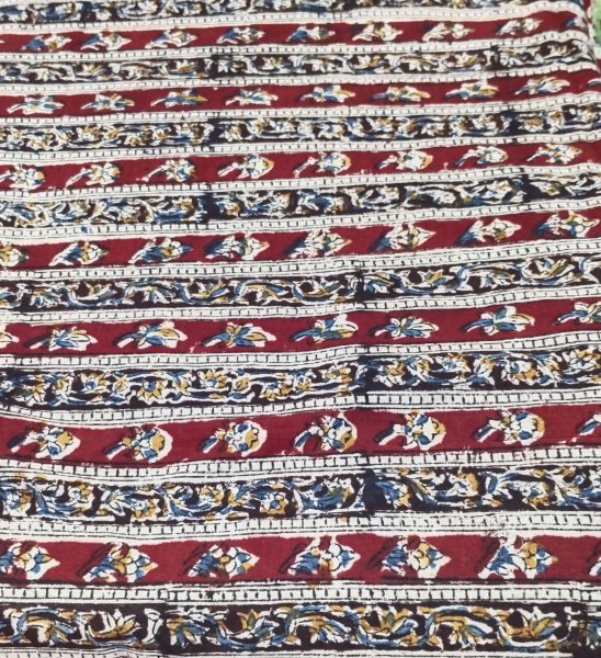 Kalamkari Cotton Unstitched Fabric