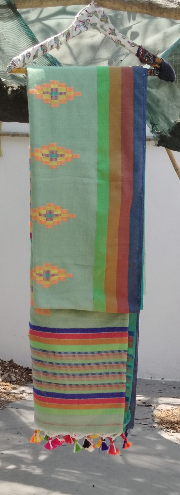 Jhamdani Weave Cotton Saree