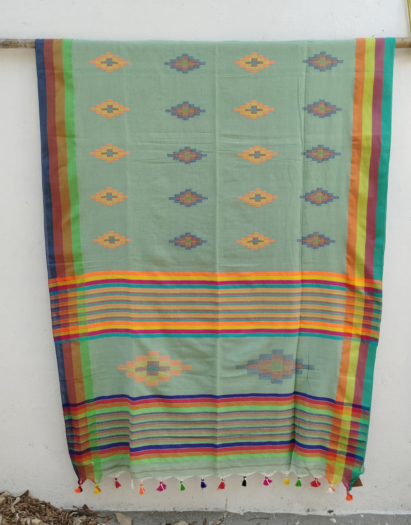 Jhamdani Weave Cotton Saree