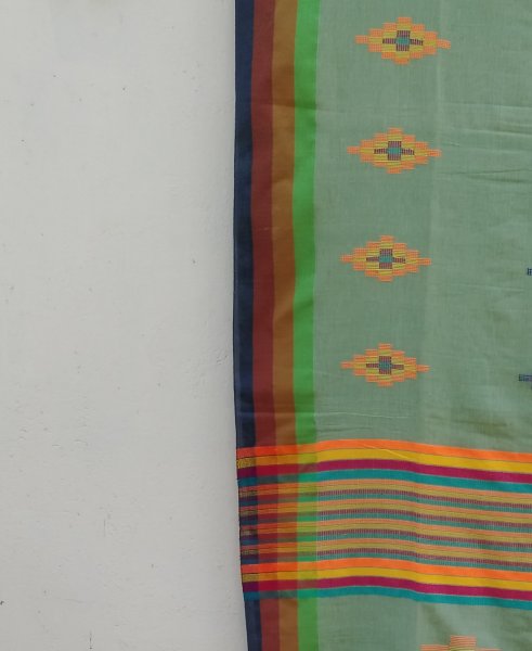Jhamdani Weave Cotton Saree