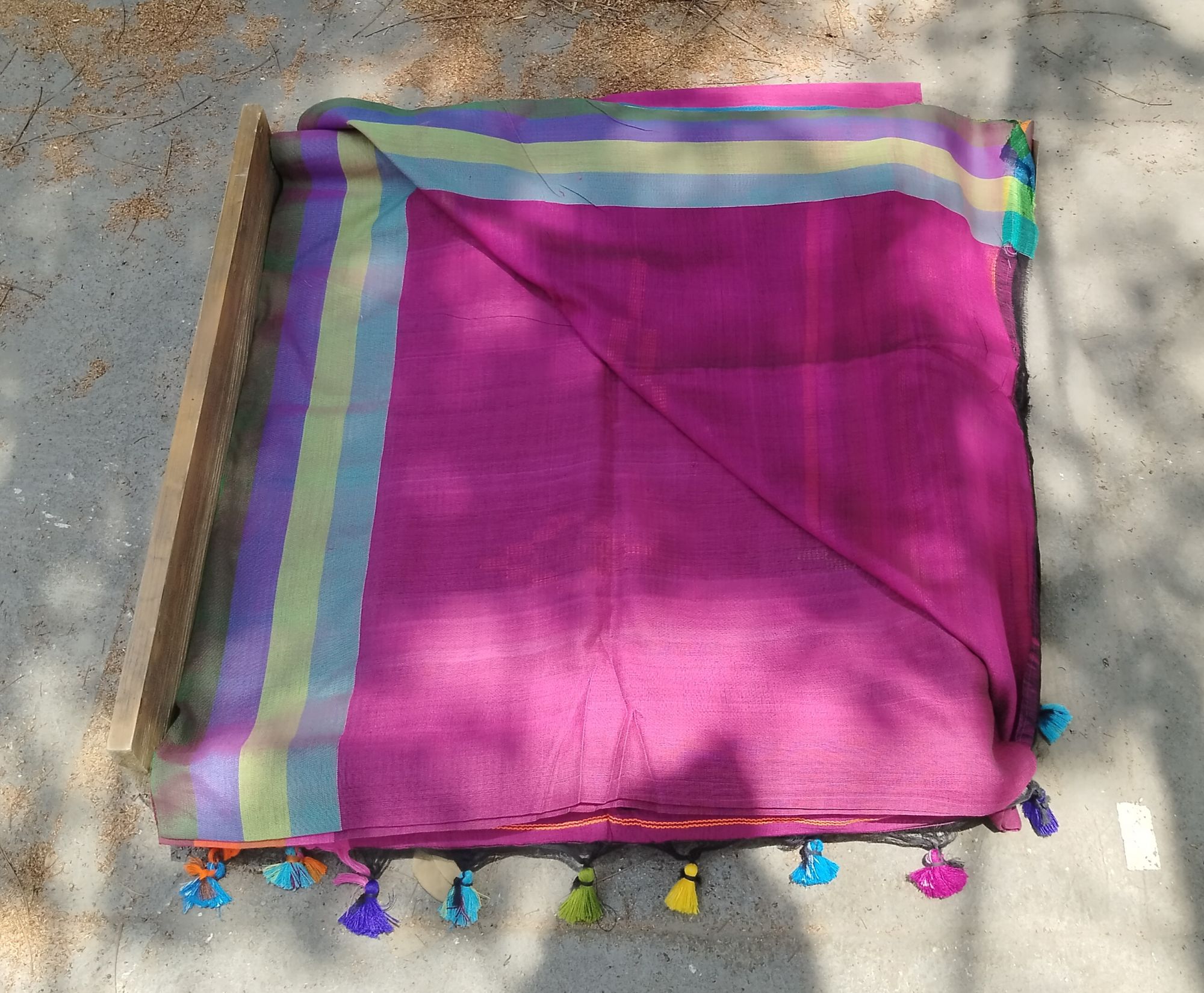 Jhamdani Weave Cotton Saree