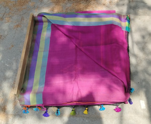 Jhamdani Weave Cotton Saree