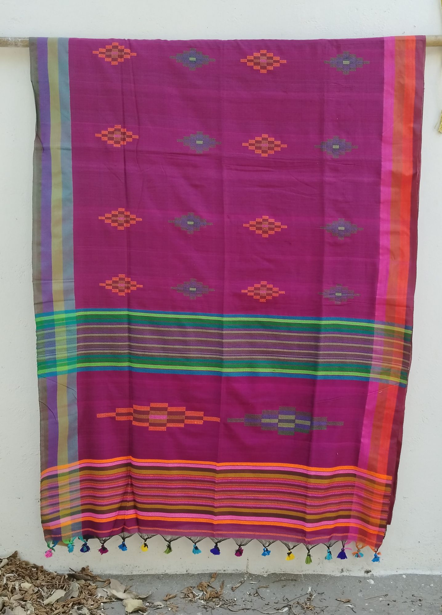 Jhamdani Weave Cotton Saree