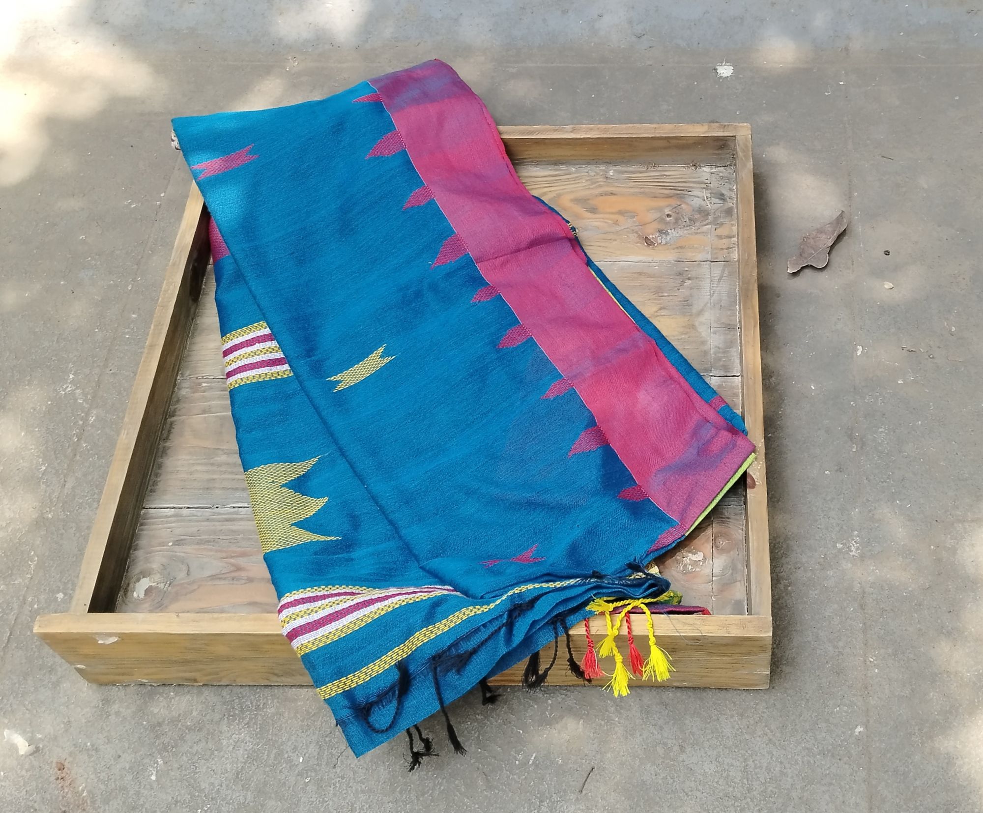 Jhamdani Weave Cotton Saree