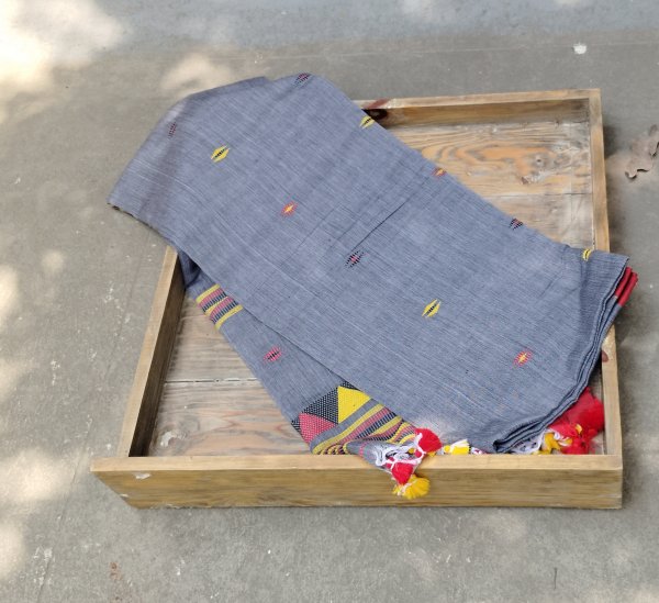 Jhamdani Weave Cotton Saree