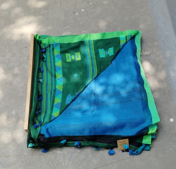 Jhamdani Weave Cotton Saree