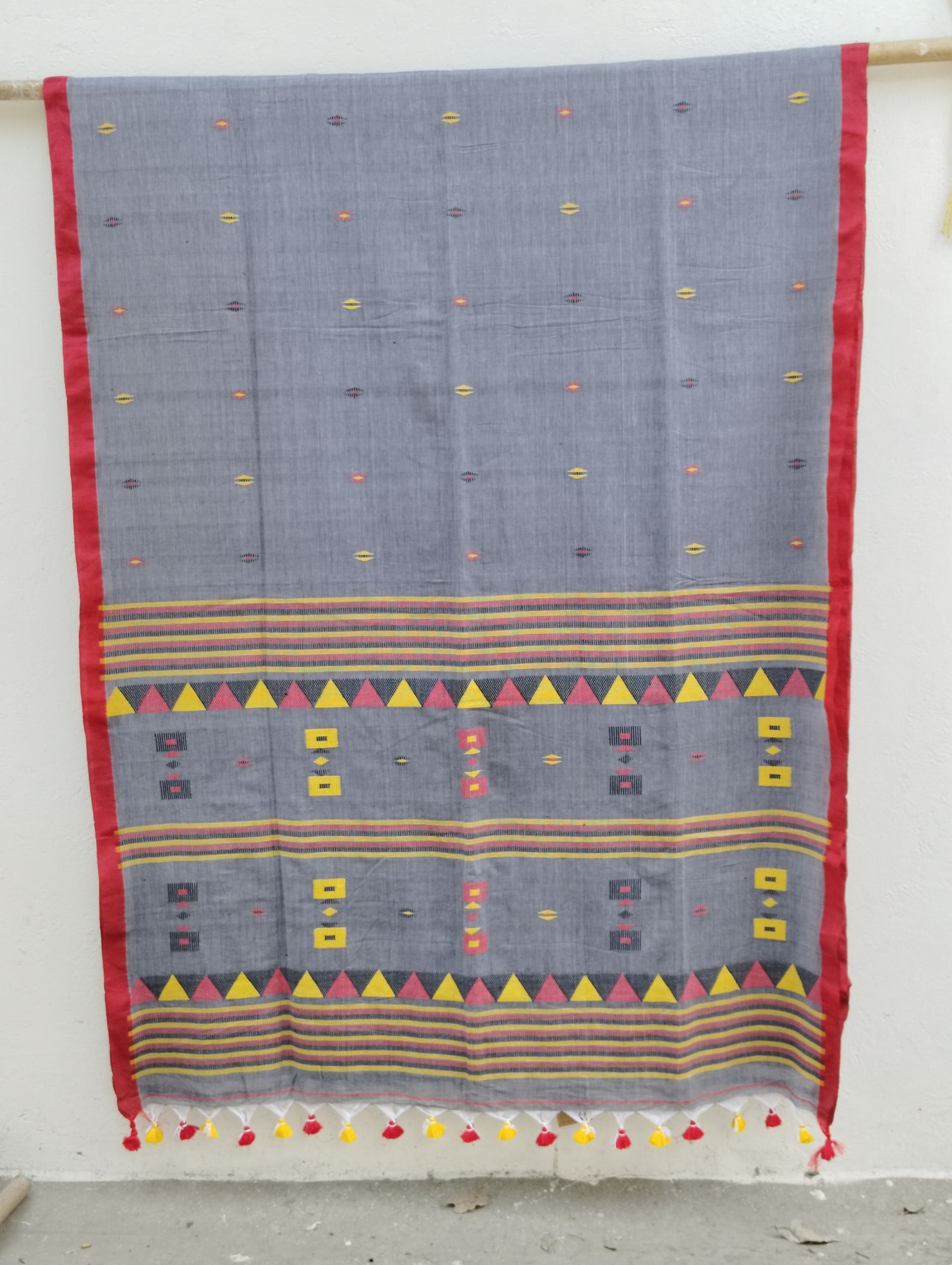 Jhamdani Weave Cotton Saree