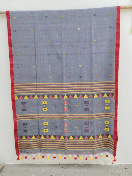 Jhamdani Weave Cotton Saree