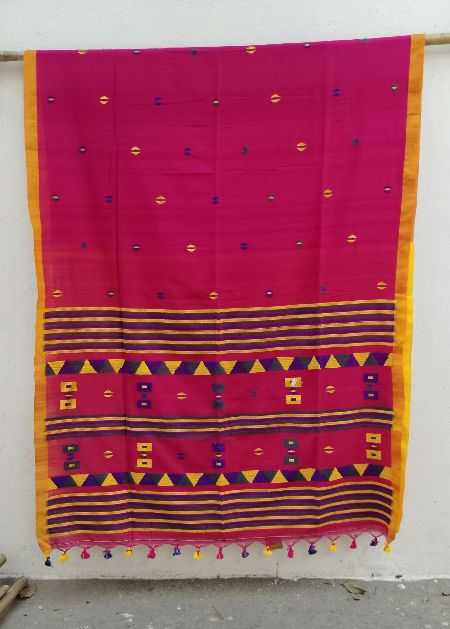 Jhamdani Weave Cotton Saree
