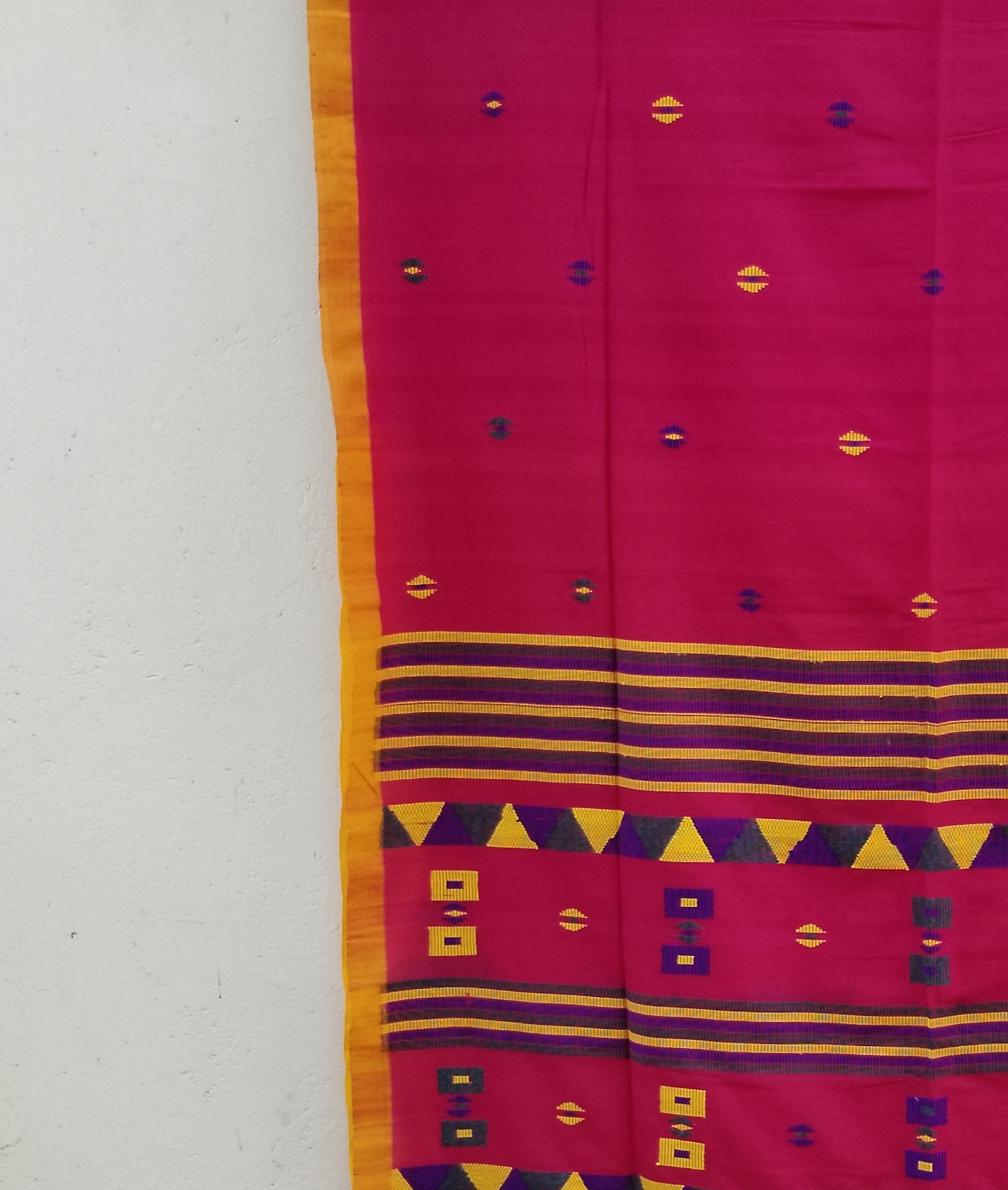 Jhamdani Weave Cotton Saree