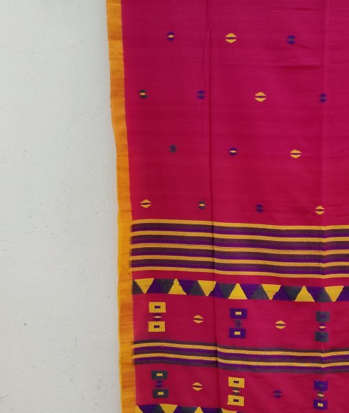 Jhamdani Weave Cotton Saree