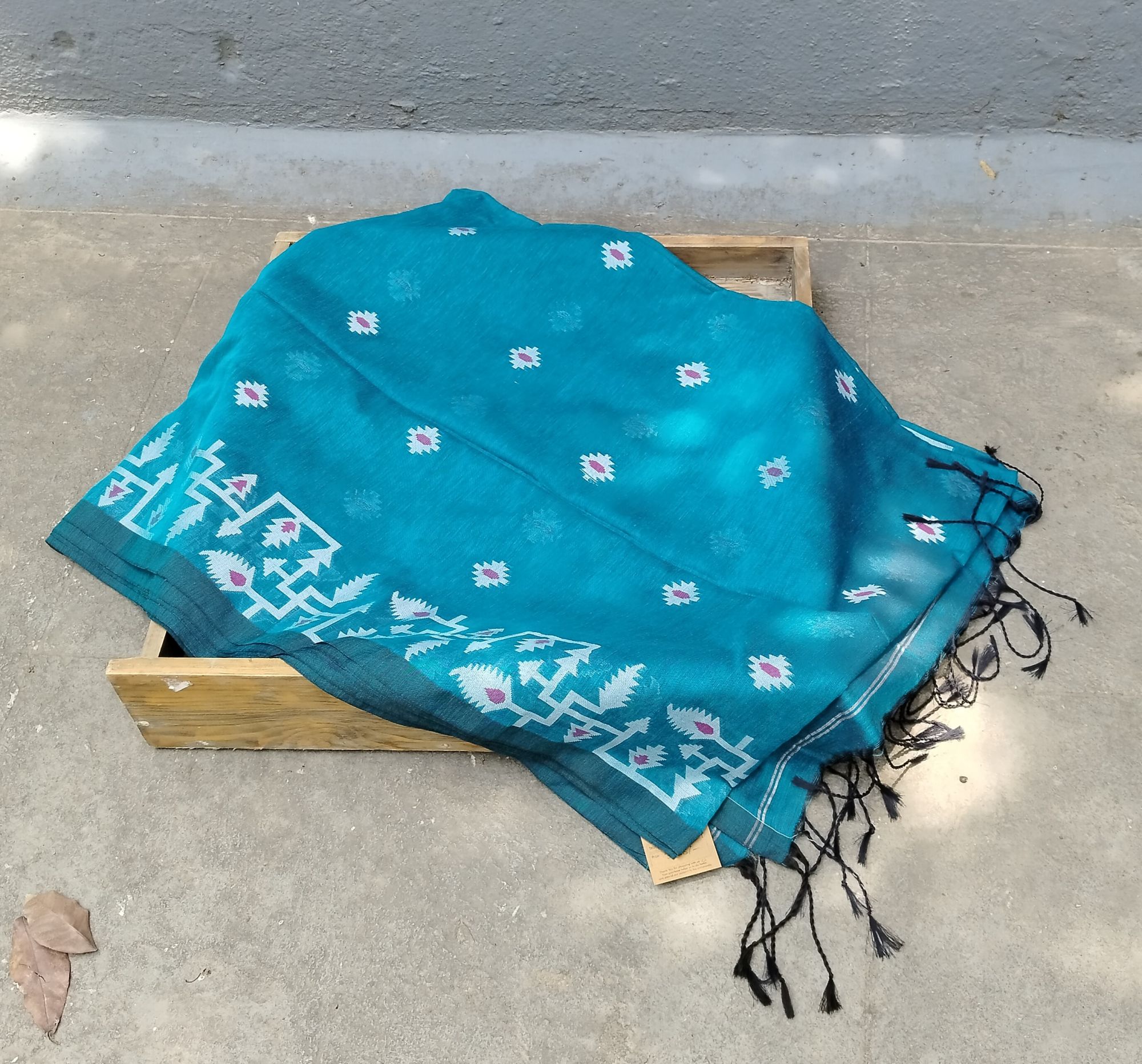 Jhamdani Weave Cotton Saree