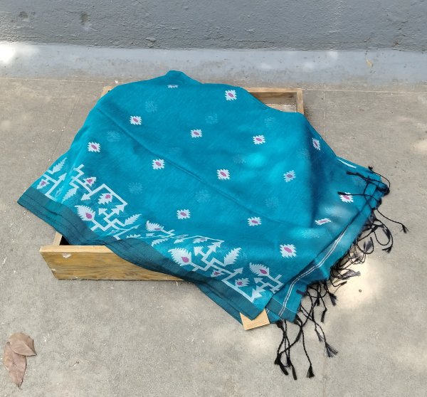 Jhamdani Weave Cotton Saree