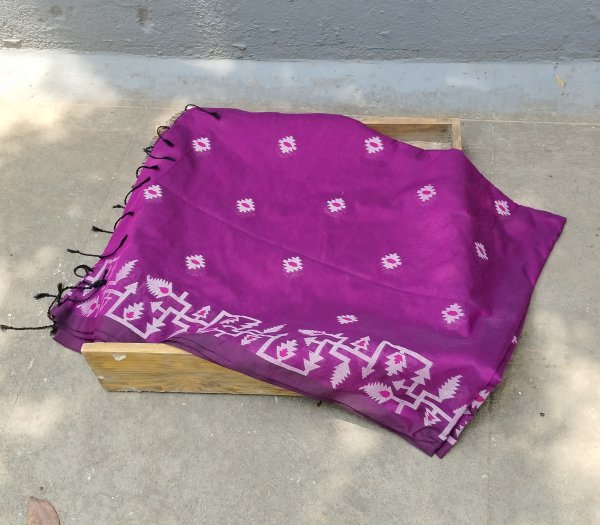 Jhamdani Weave Cotton Saree