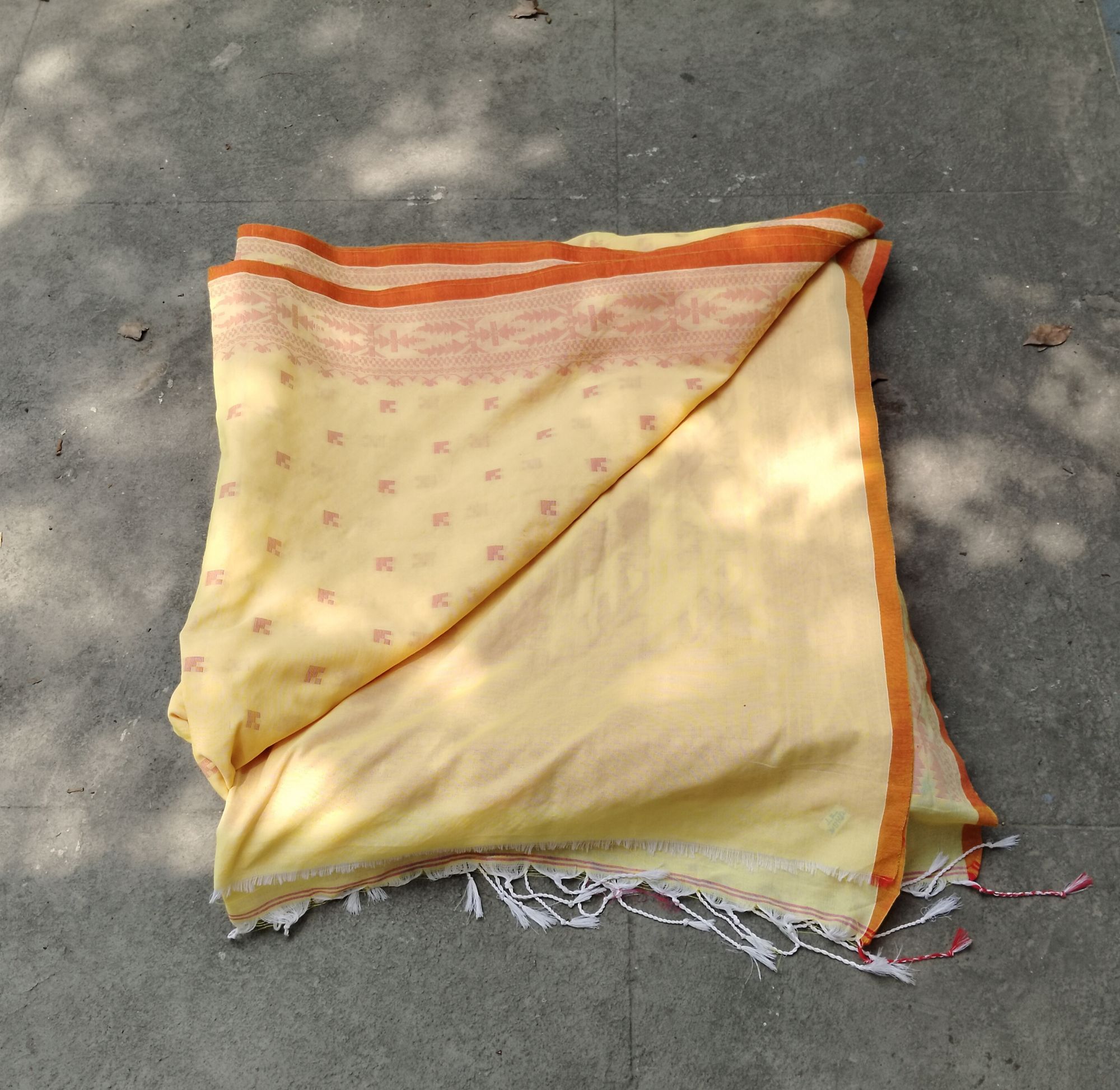 Jhamdani Weave Cotton SareeJhamdani Weave Cotton Saree