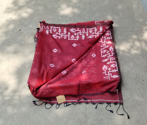 Jhamdani Weave Cotton Saree
