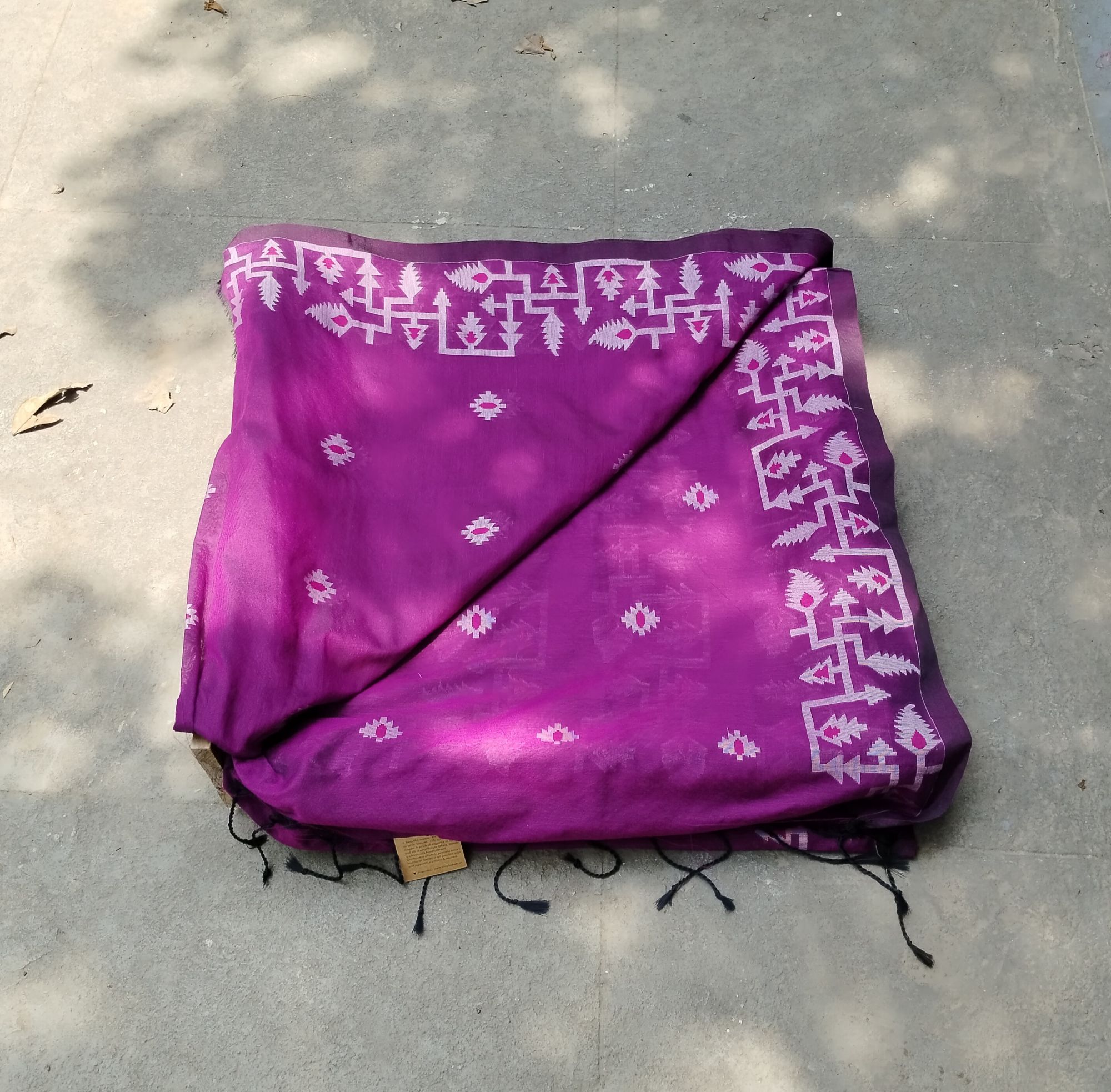 Jhamdani Weave Cotton Saree