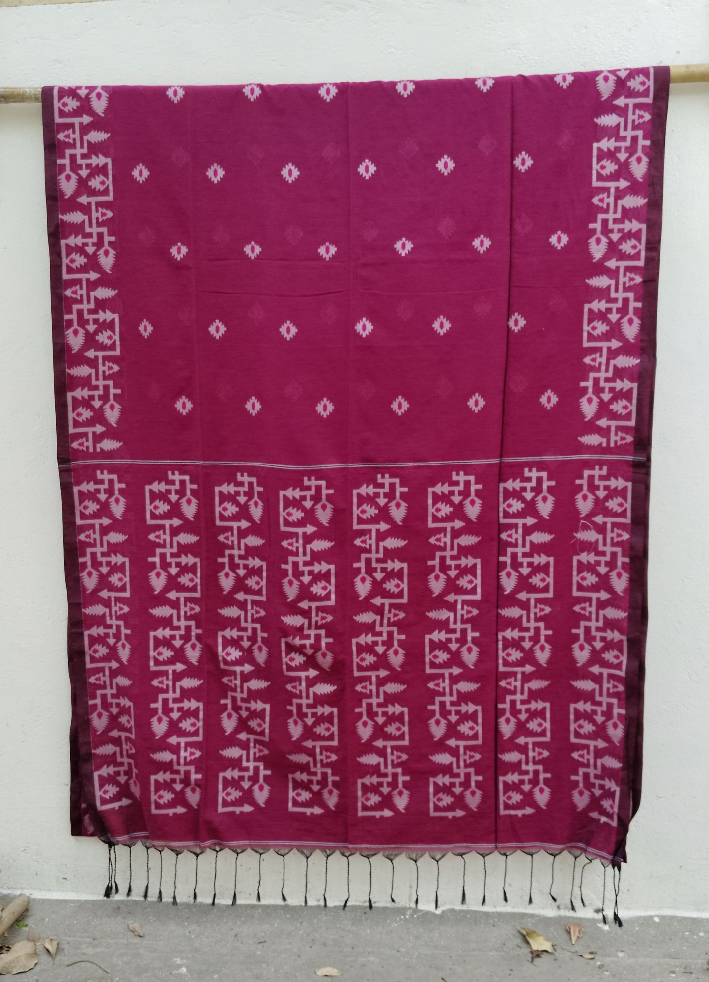 Jhamdani Weave Cotton Saree