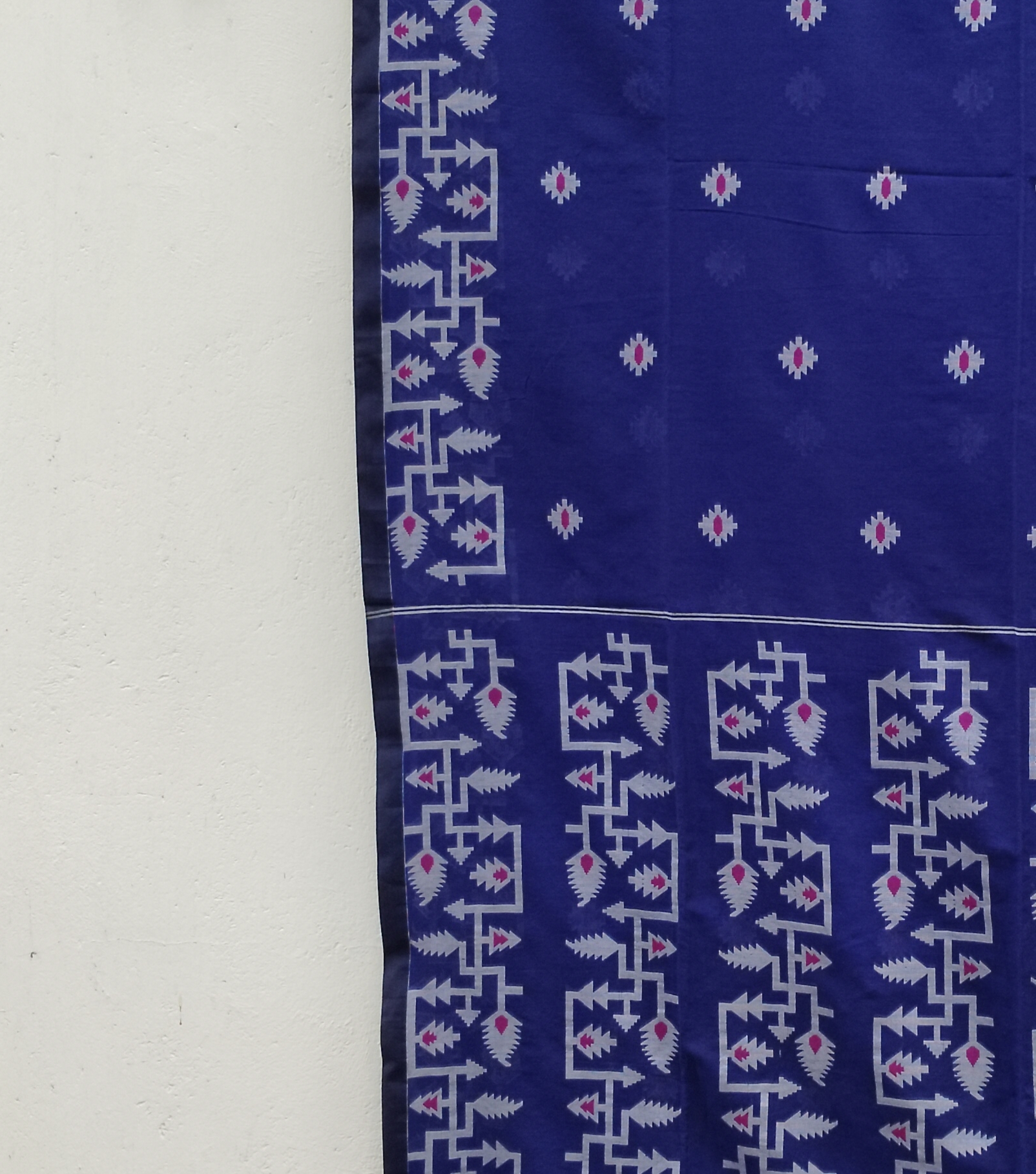 Jhamdani Weave Cotton Saree