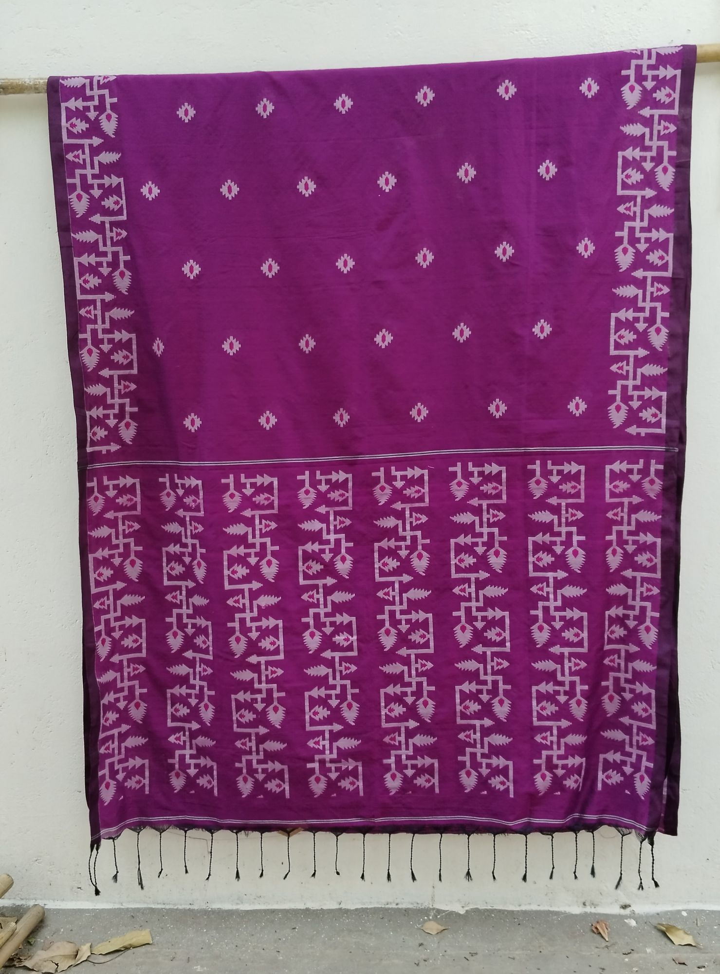 Jhamdani Weave Cotton Saree