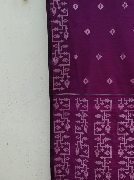 Jhamdani Weave Cotton Saree
